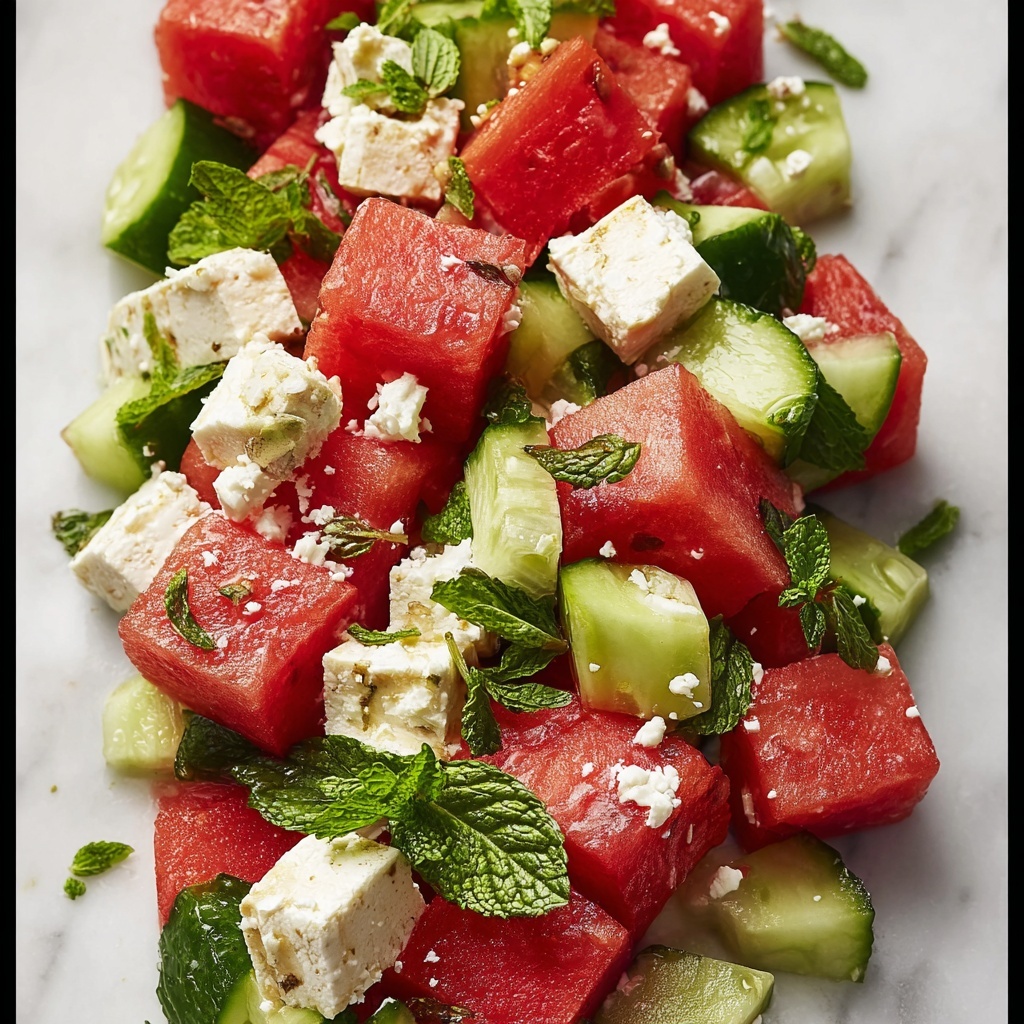 Watermelon and Feta Salad Recipe - Recipe Image