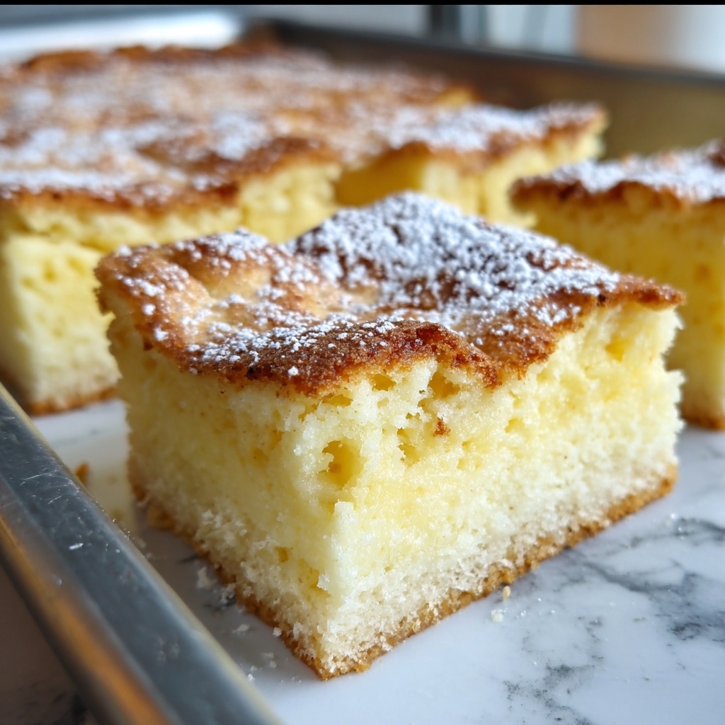 Lemon Cake Bars Recipe - Recipe Image