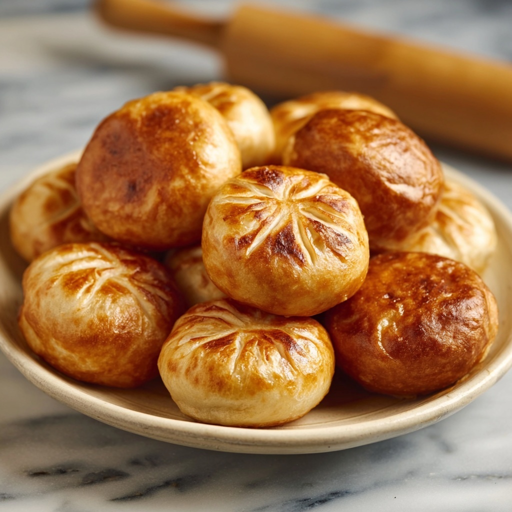 Pan Fried Pork Buns with Garlic Chives and Chili Crisp Recipe - Recipe Image