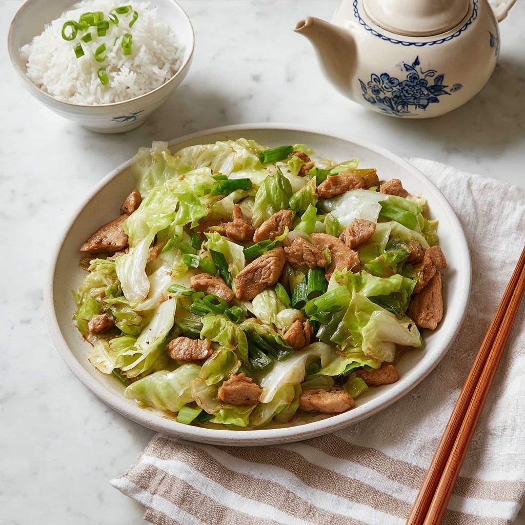 Chicken and Cabbage Stir Fry Recipe - Recipe Image