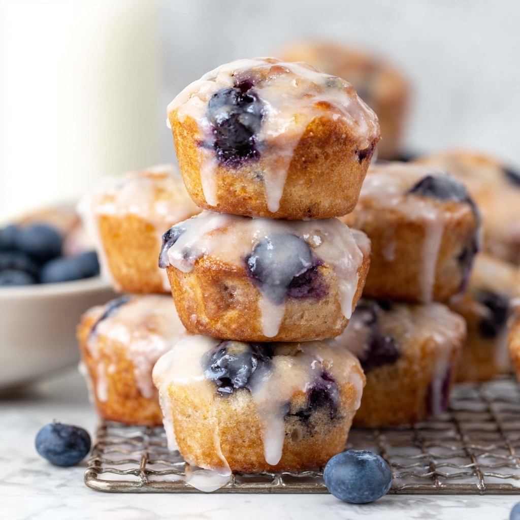 Baked Blueberry Fritter Bites Recipe - Recipe Image