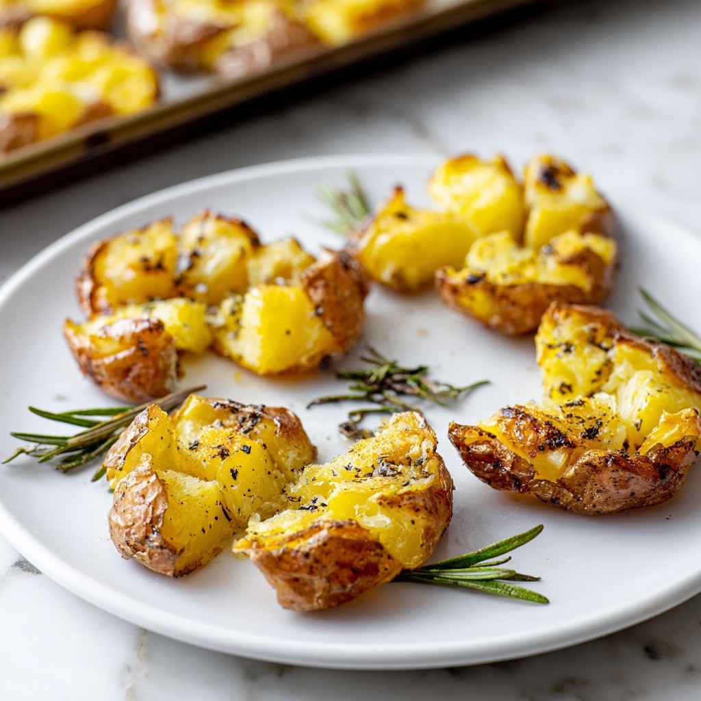 Salt and Vinegar Smashed Potatoes Recipe - Recipe Image