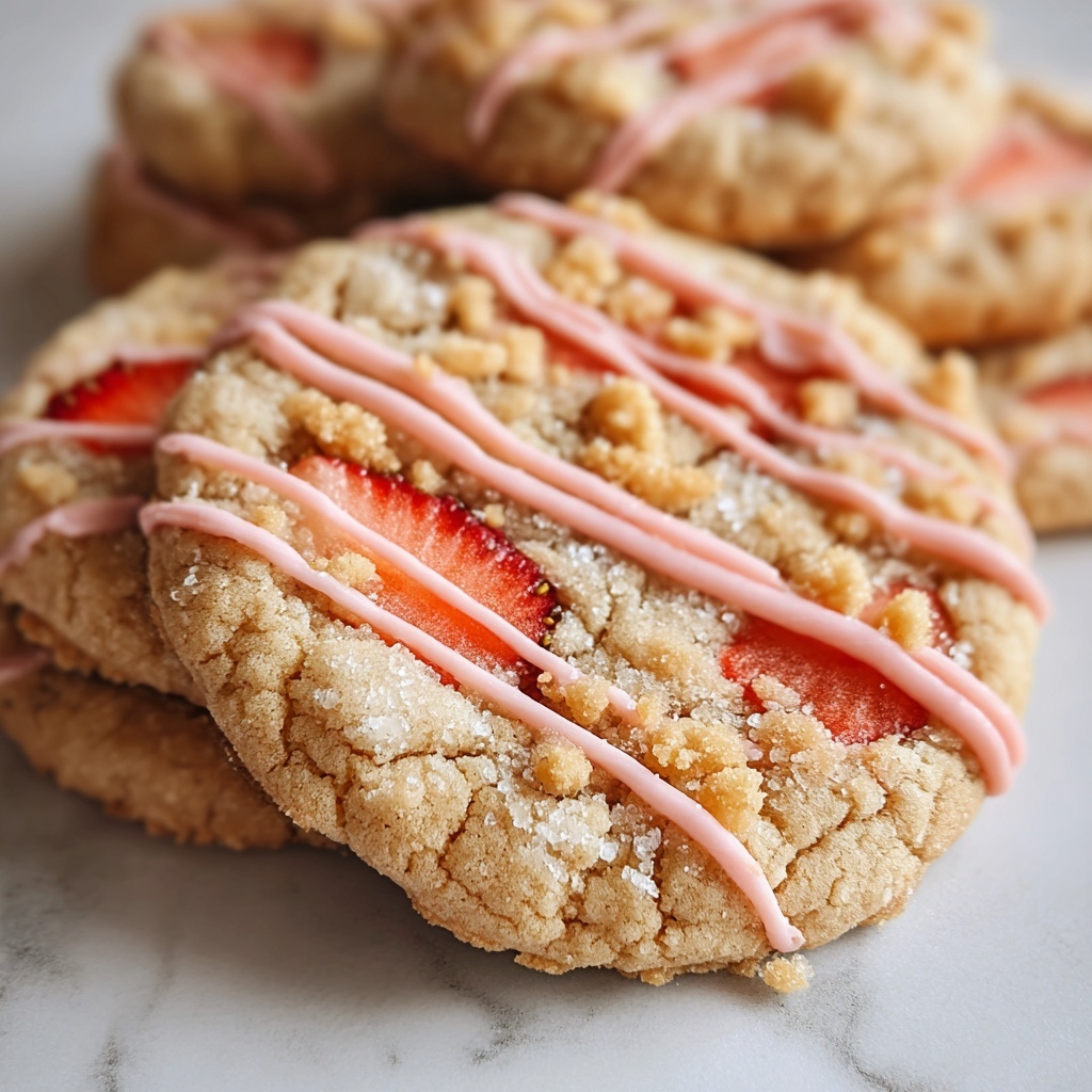 Strawberry Crunch Cookies Recipe - Recipe Image