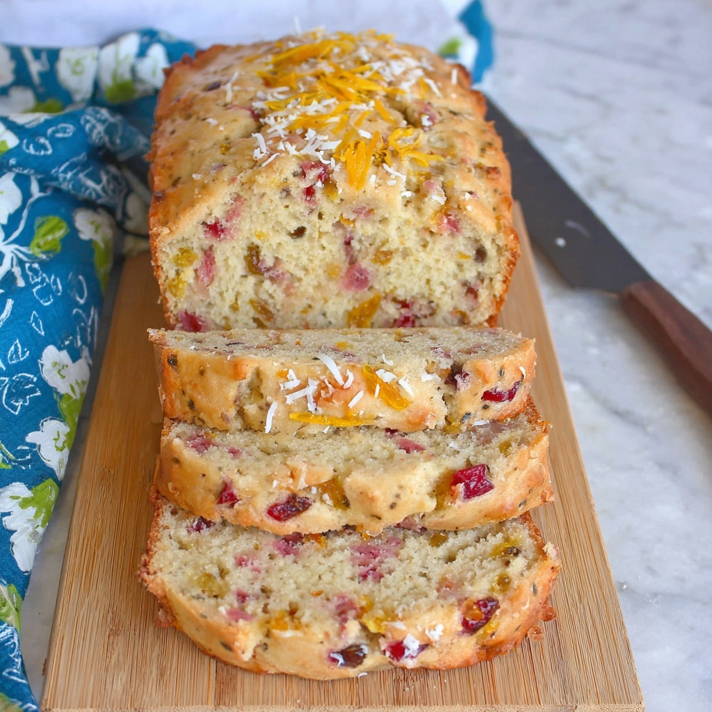 Healthy Rhubarb Bread Recipe - Recipe Image
