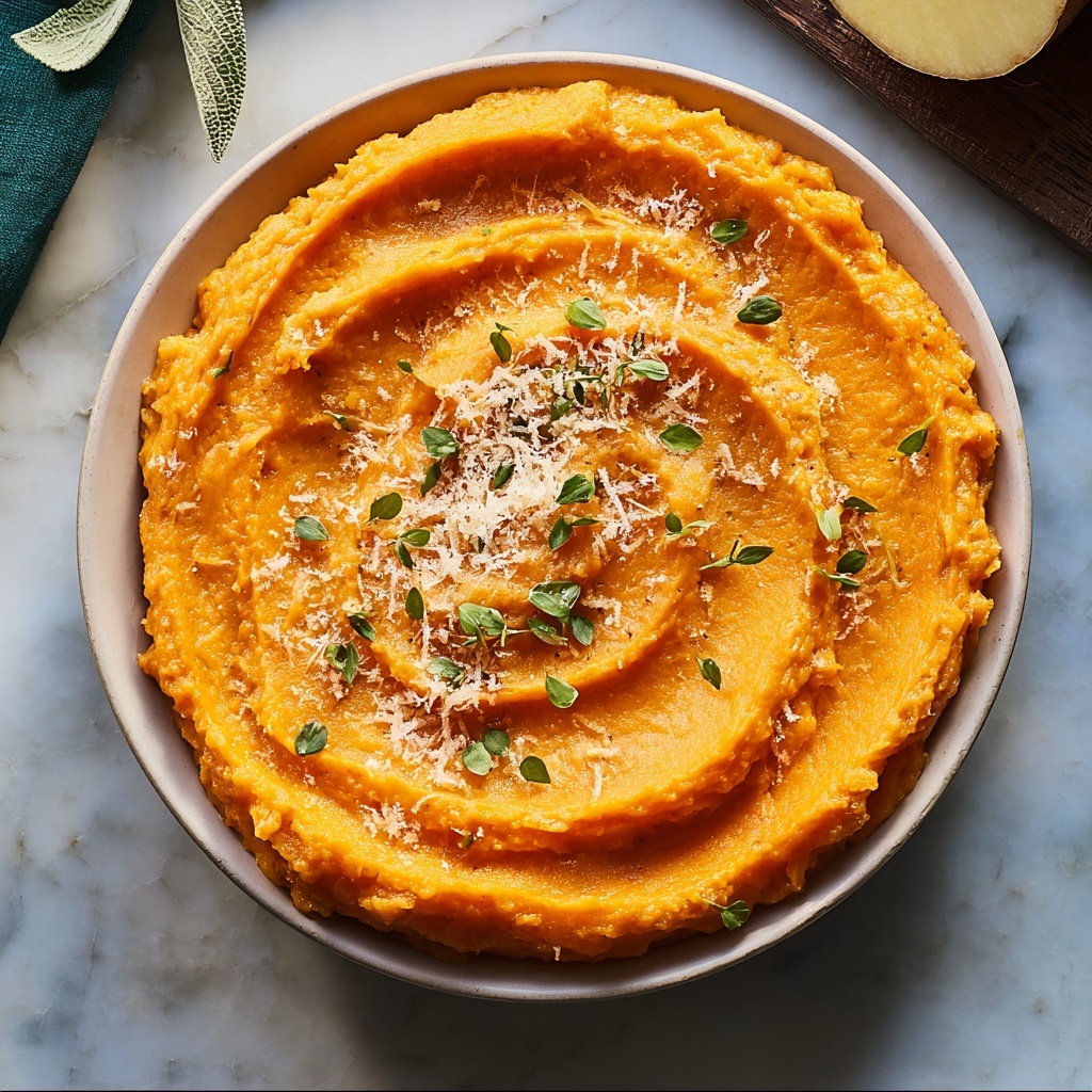 Creamy Maple Mashed Sweet Potatoes: A Soul-Warming Side Dish Recipe - Recipe Image
