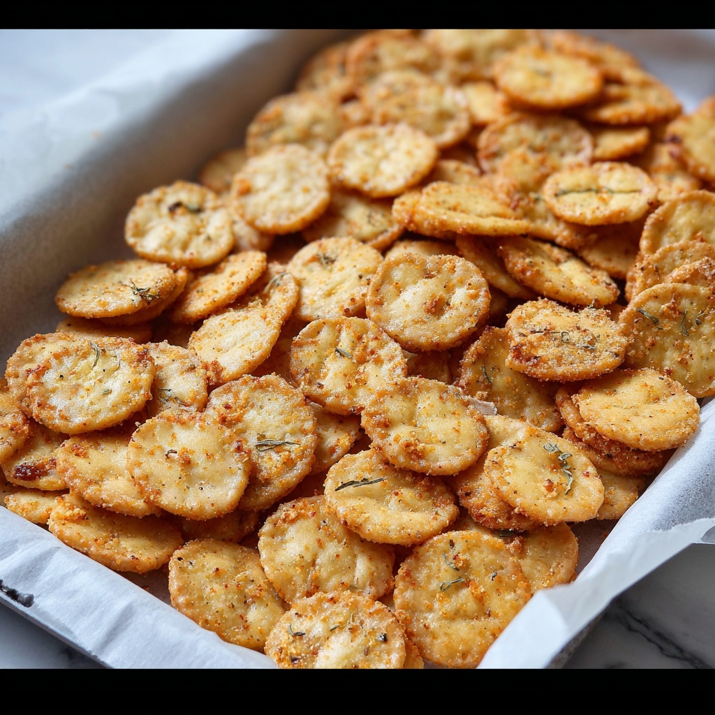Garlic Bread Ritz Bits Recipe - Recipe Image
