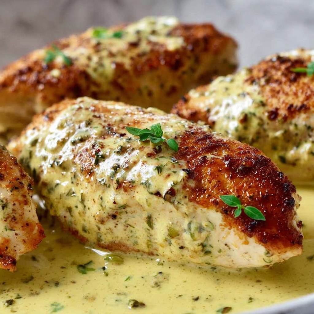 Creamy Asiago Chicken Recipe - Recipe Image