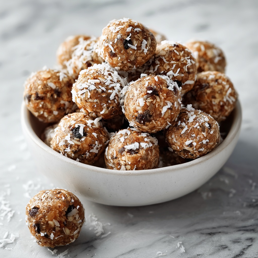 No Bake Protein Balls Recipe - Recipe Image
