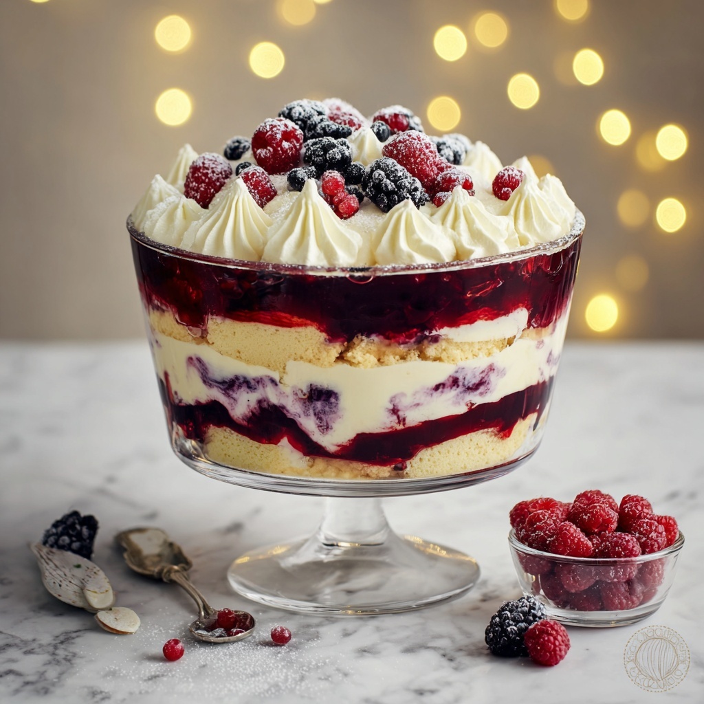 Mixed Berry Trifle Recipe - Recipe Image