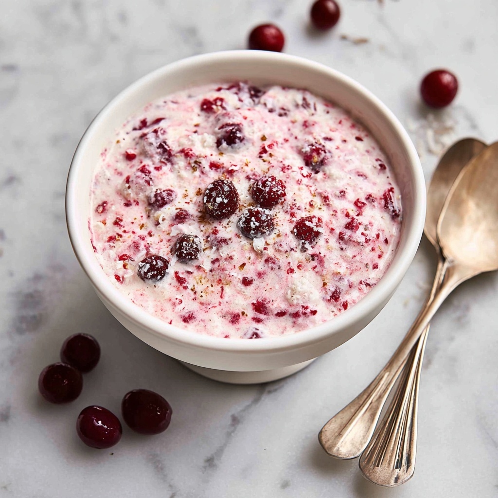 Cranberry Fluff Recipe - Recipe Image