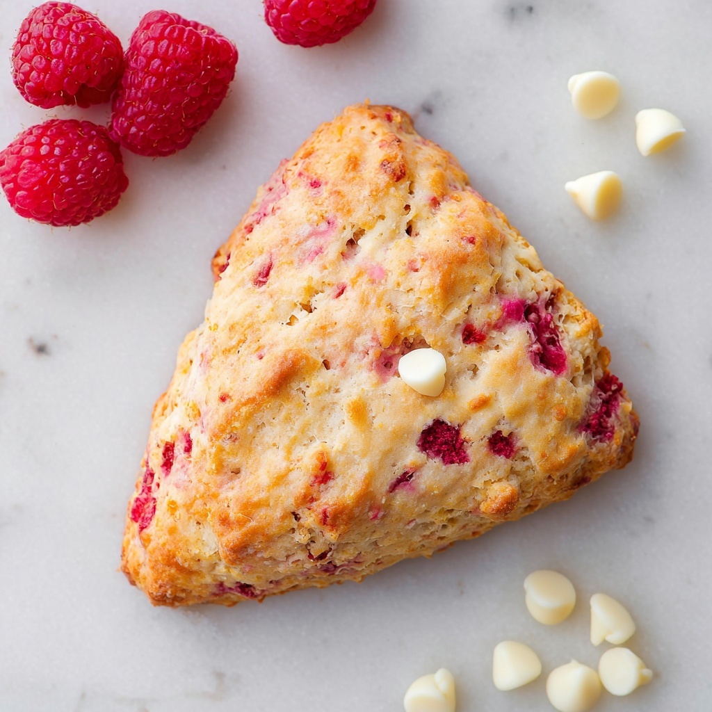 White Chocolate Raspberry Scones Recipe - Recipe Image