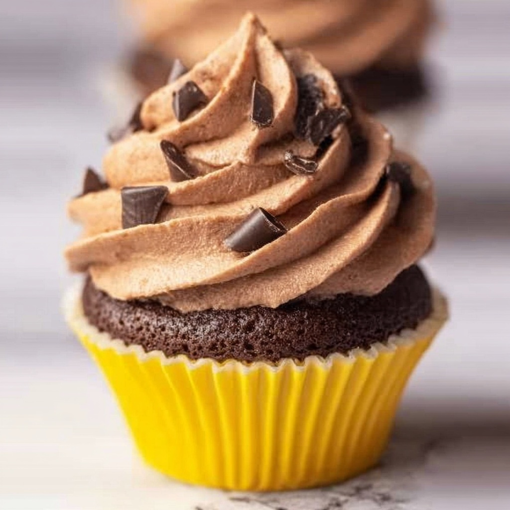 Velvety Mocha Chocolate Cupcakes Recipe - Recipe Image