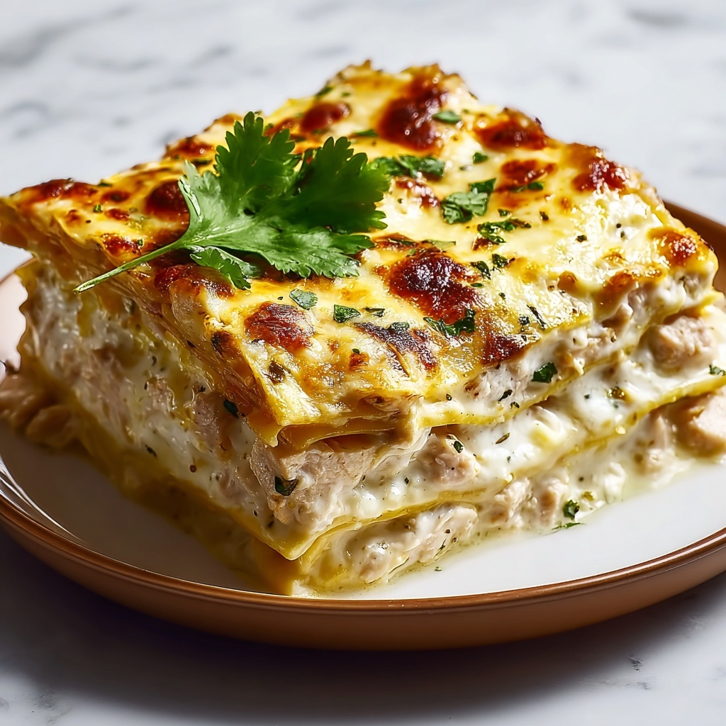 White Chicken Enchilada Casserole Recipe - Recipe Image