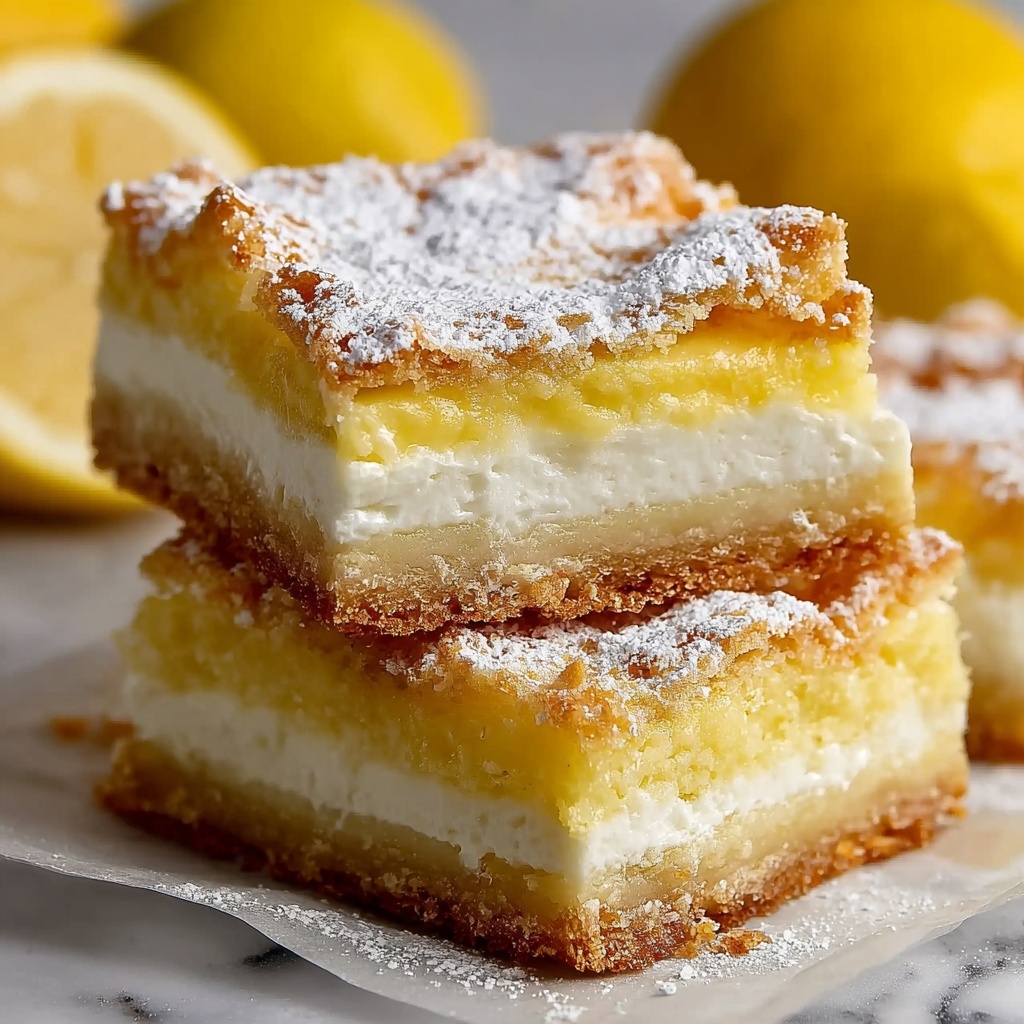 Lemon Cream Cheese Bars Recipe - Recipe Image