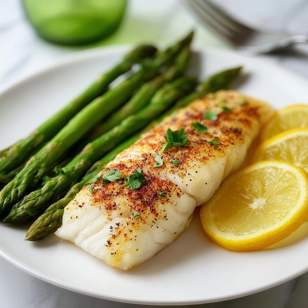 Air Fryer Cod with Lemon and Parsley Recipe - Recipe Image