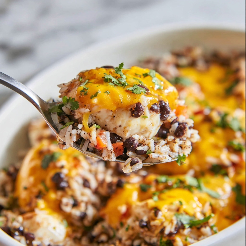Mexican Chicken and Rice Bake Recipe - Recipe Image