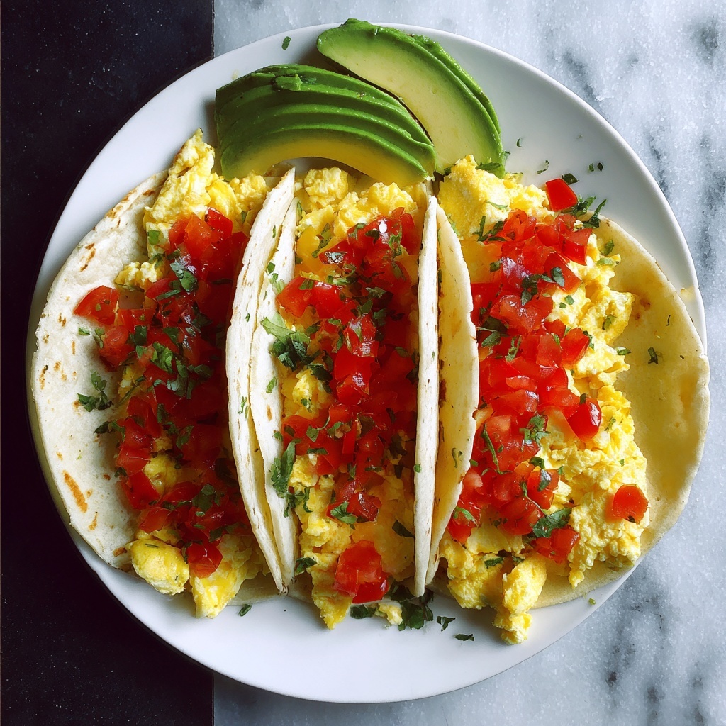 Egg Breakfast Tacos Recipe - Recipe Image