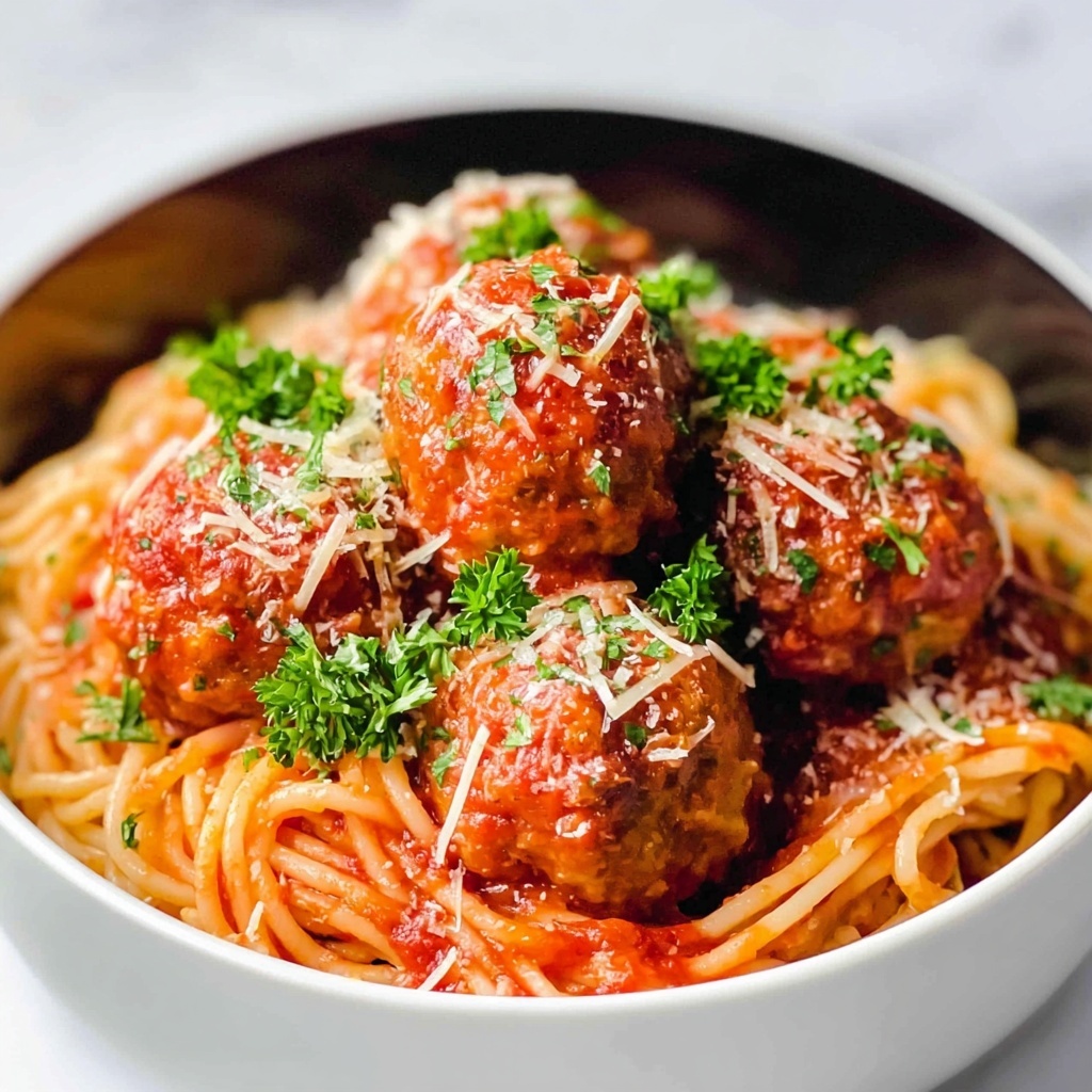 Instant Pot Whole Wheat Spaghetti with Turkey Meatballs Recipe - Recipe Image