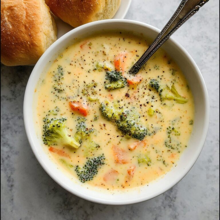 Creamy Broccoli Cheese Soup Recipe