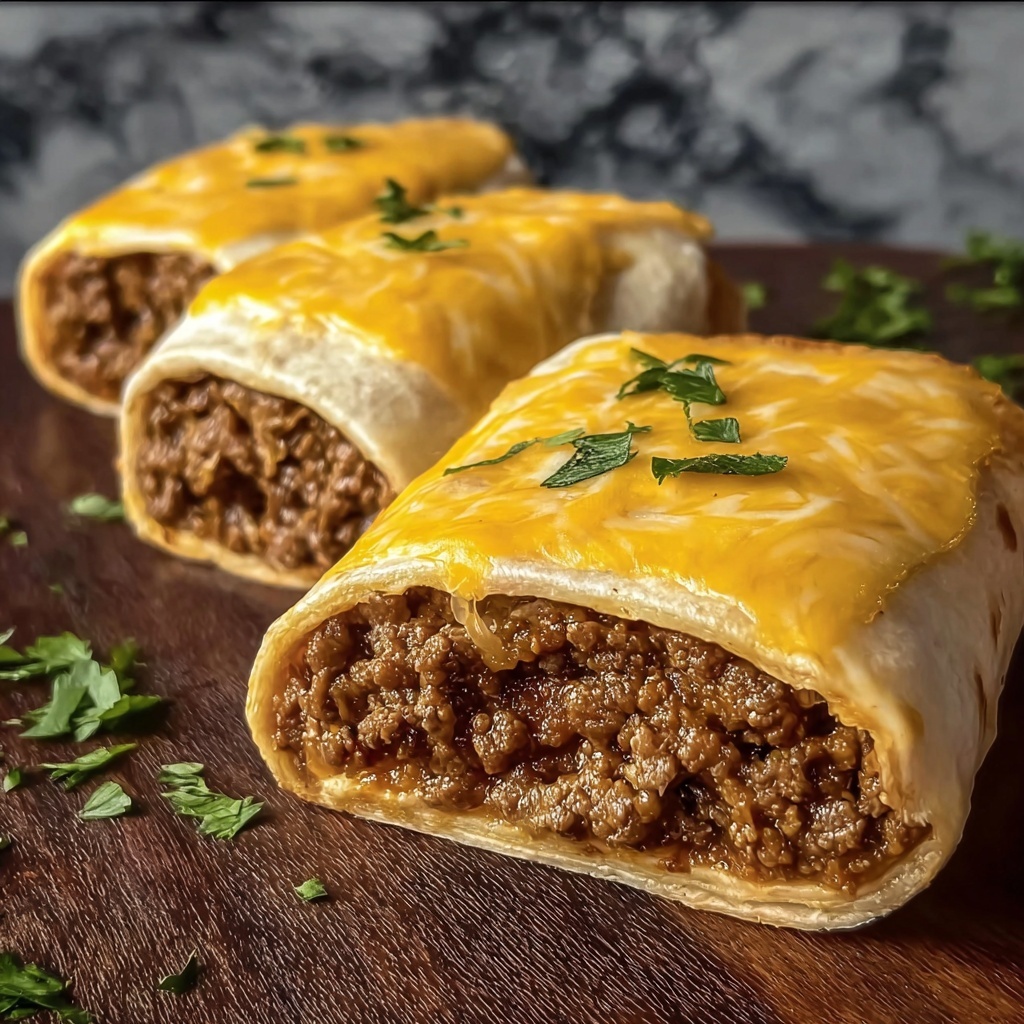 Loaded Taco-Stuffed Cheesy Pockets Recipe - Recipe Image
