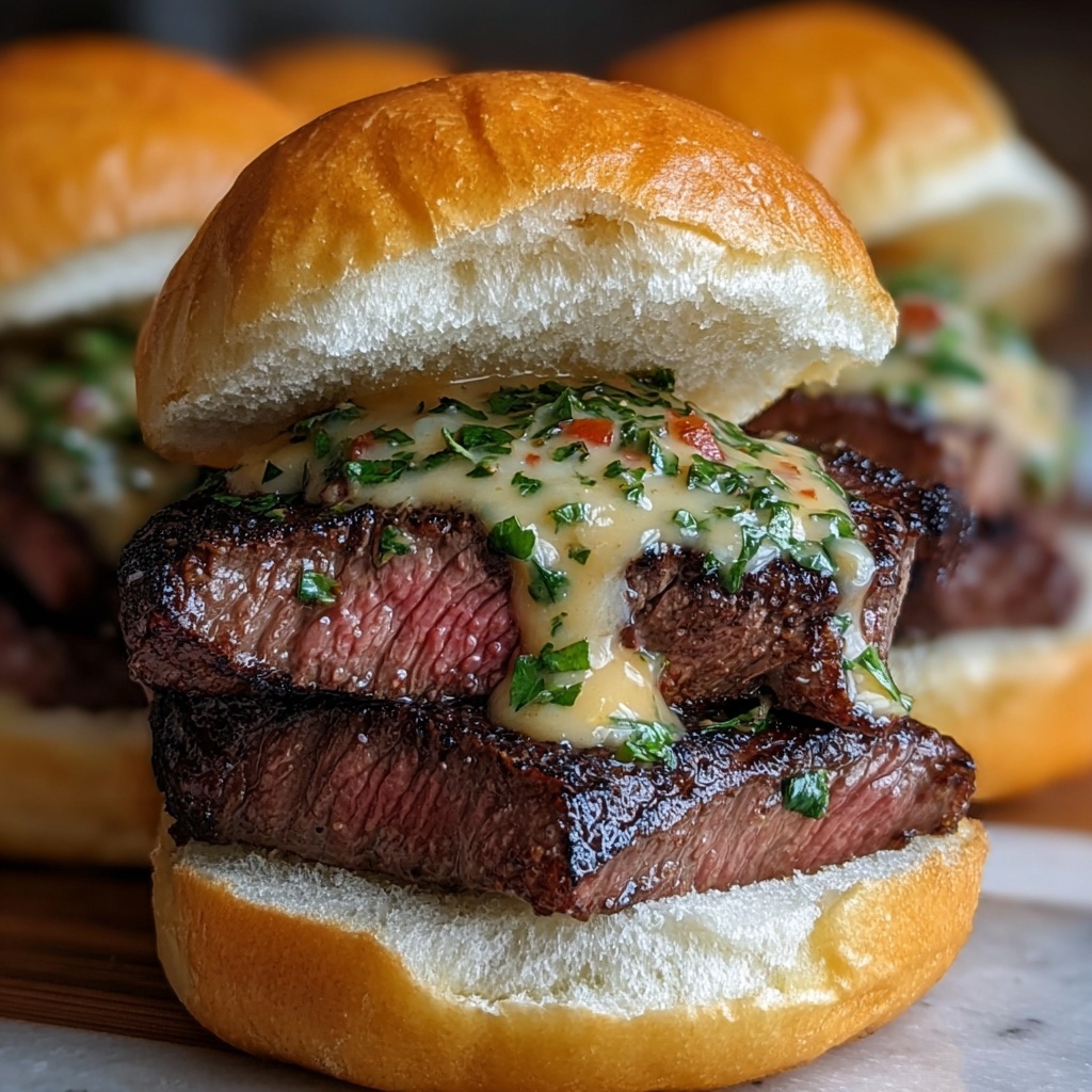 Cowboy Butter Steak Sliders Recipe - Recipe Image