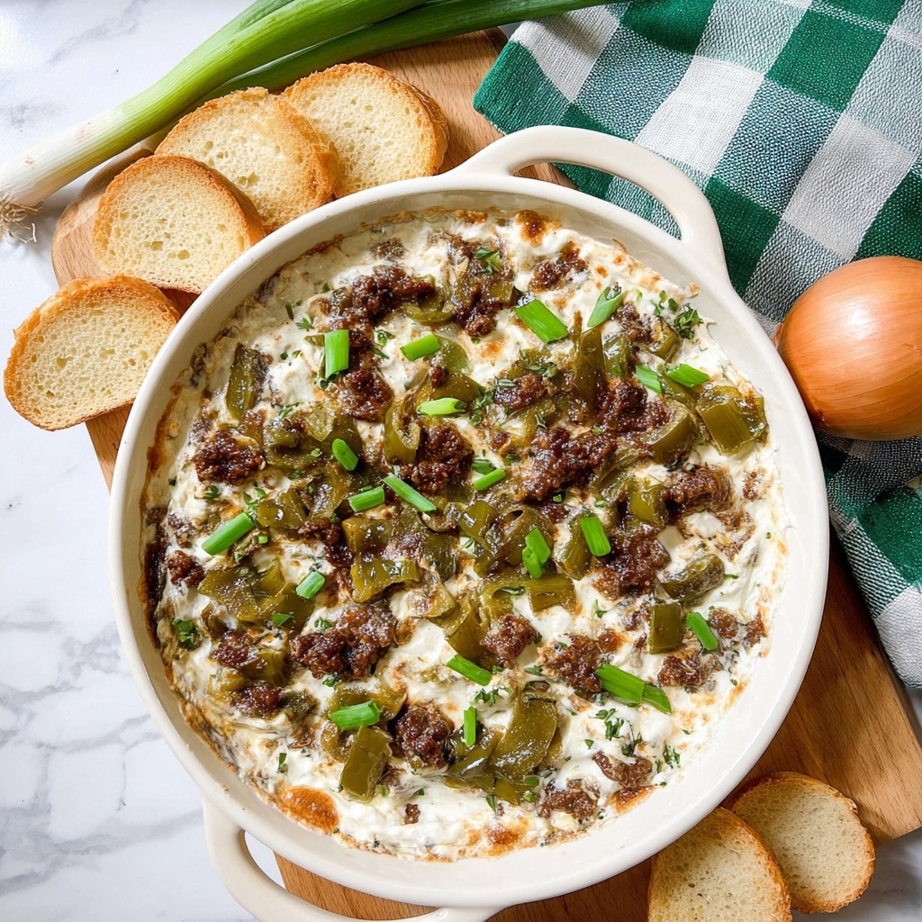Philly Cheesesteak Dip - Recipe Image