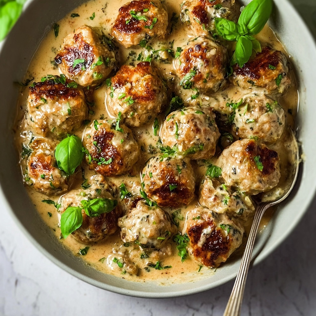 Irresistible Marry Me Meatballs in Creamy Tomato Sauce Recipe - Recipe Image