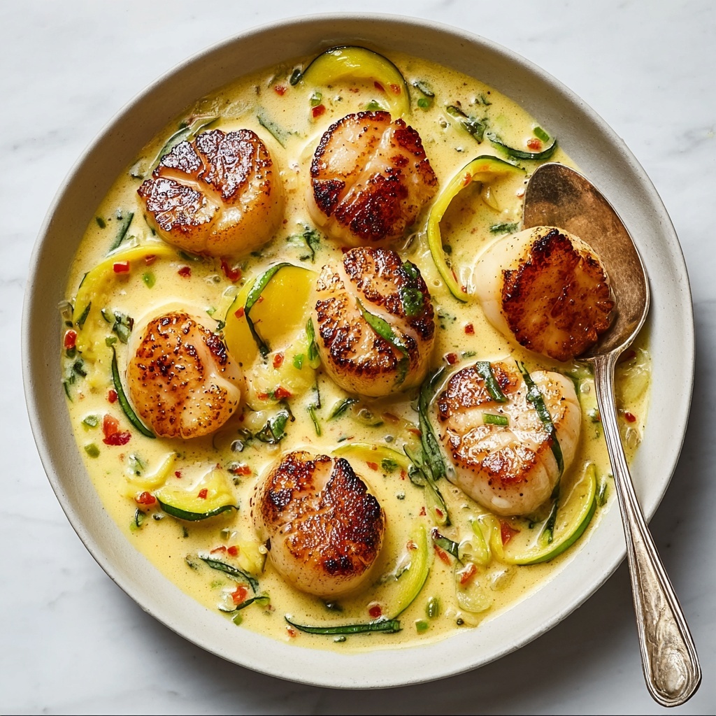 Savory Tuscan Butter Scallops Recipe - Recipe Image