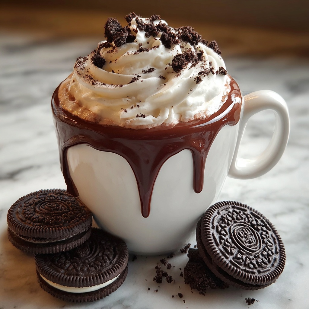 Decadent Oreo Hot Chocolate Recipe for Cozy Nights In Recipe - Recipe Image