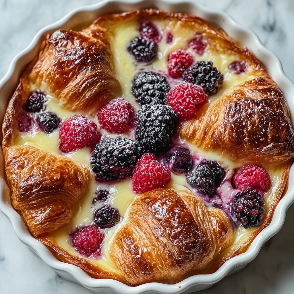 Berry Croissant Breakfast Bake – Easy 25-Minute Delight Recipe - Recipe Image