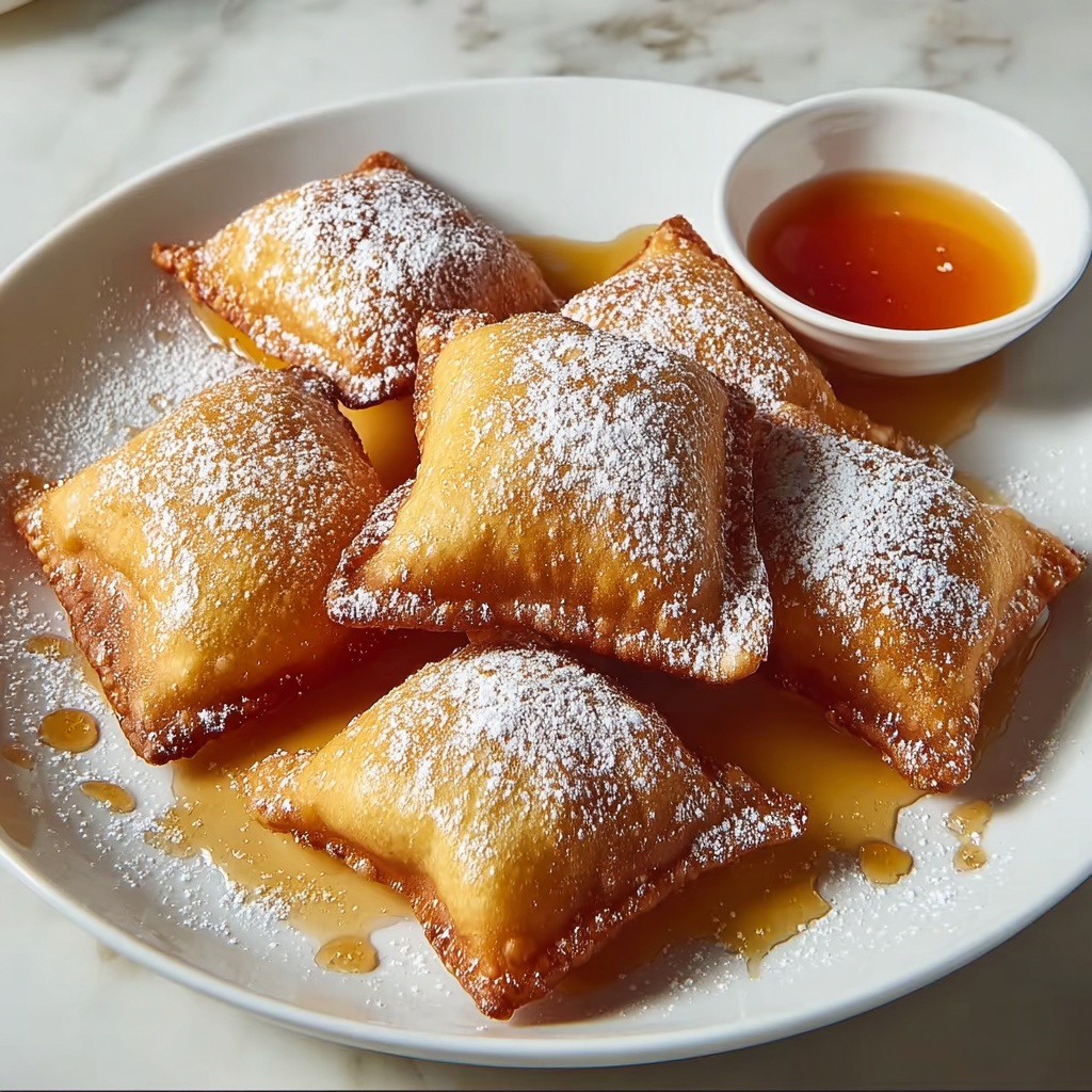 Delicious Homemade Sopapillas with Honey Recipe - Recipe Image