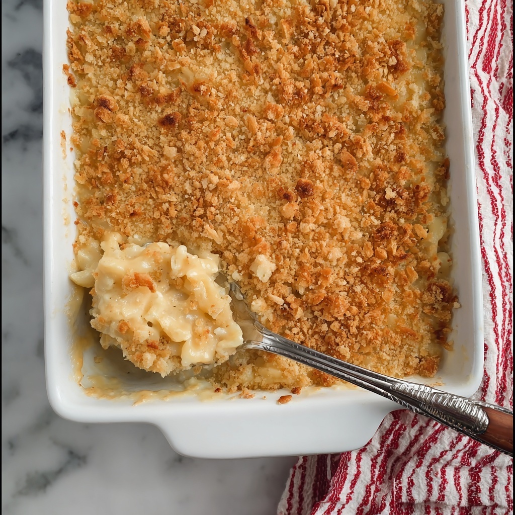 Baked Mac and Cheese with Cheez-It Crust Recipe - Recipe Image