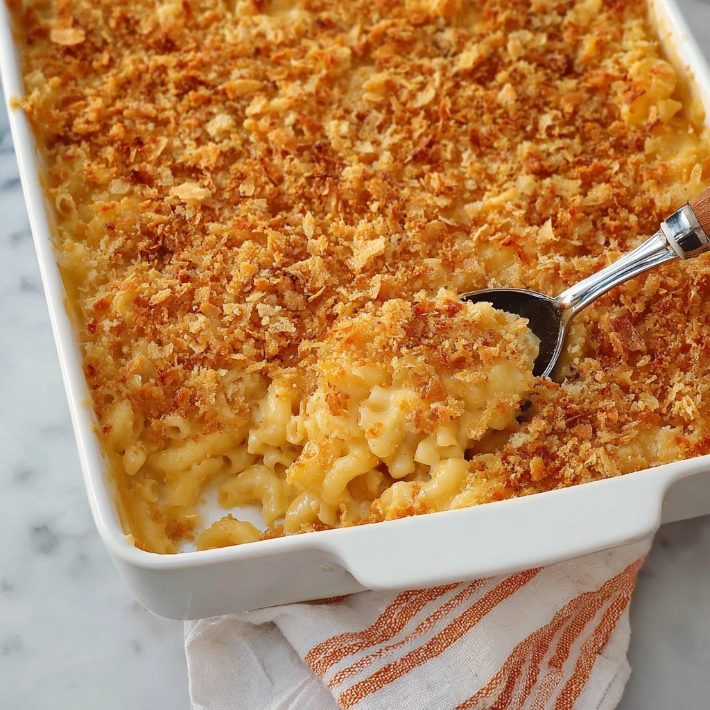 Baked Mac and Cheese with Cheez-It Crust Recipe - Recipe Image