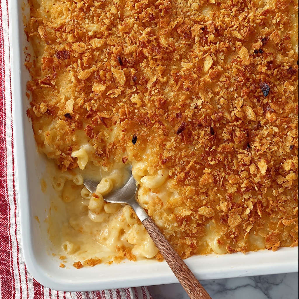 Baked Mac and Cheese with Cheez-It Crust Recipe - Recipe Image