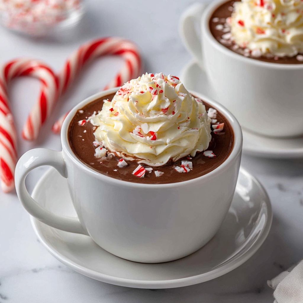 Rich Peppermint Hot Chocolate Recipe - Recipe Image