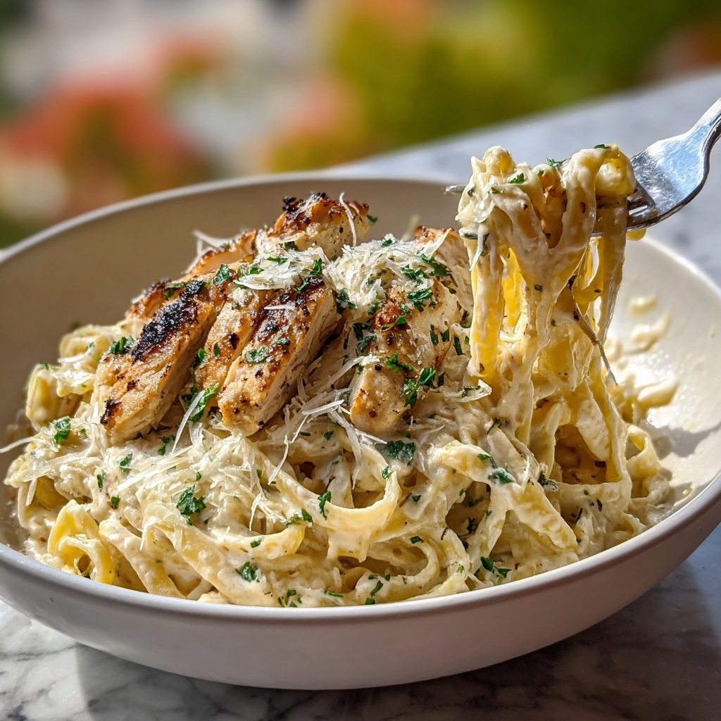 Crock Pot Chicken Alfredo Recipe - Recipe Image