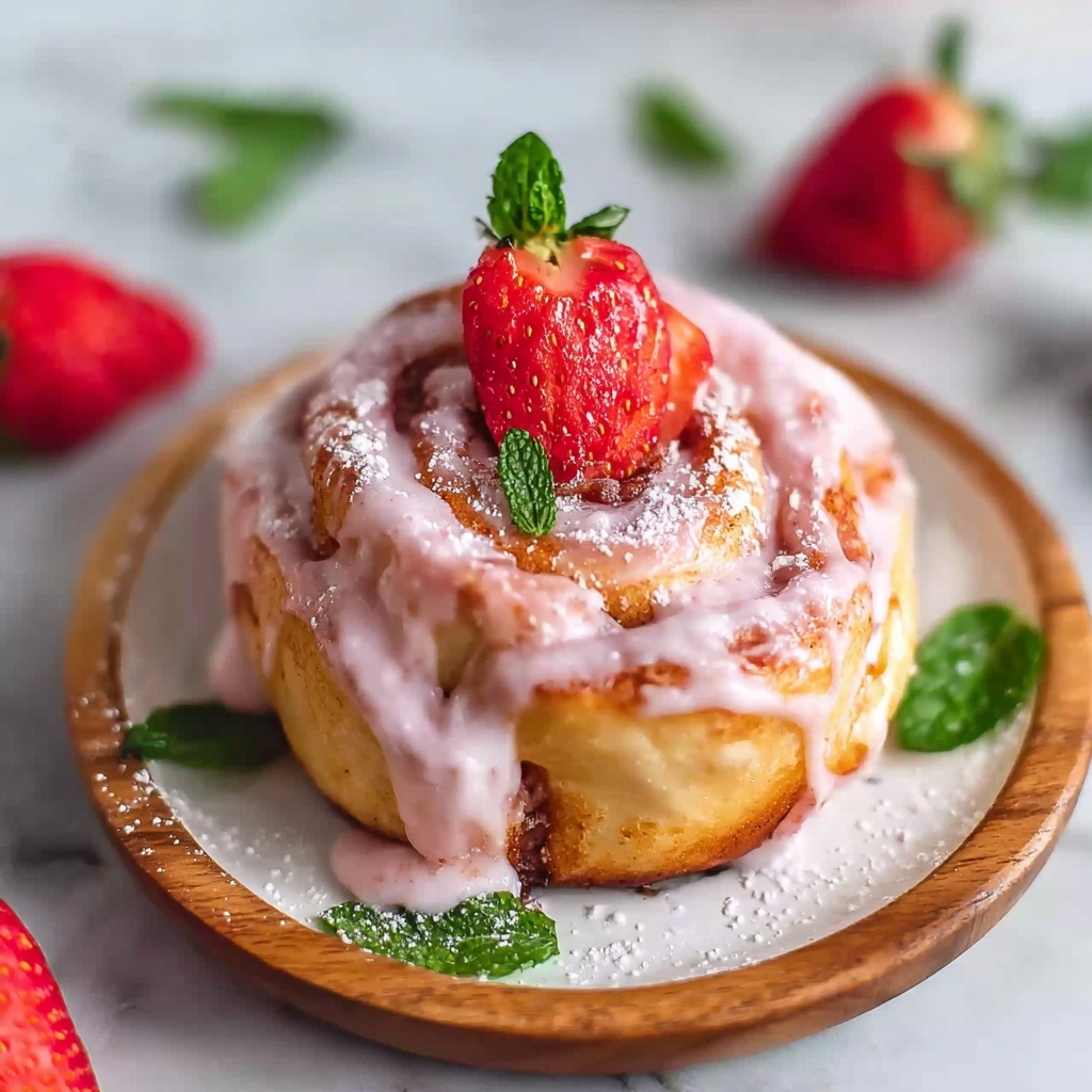 Strawberry Cinnamon Rolls Recipe - Recipe Image