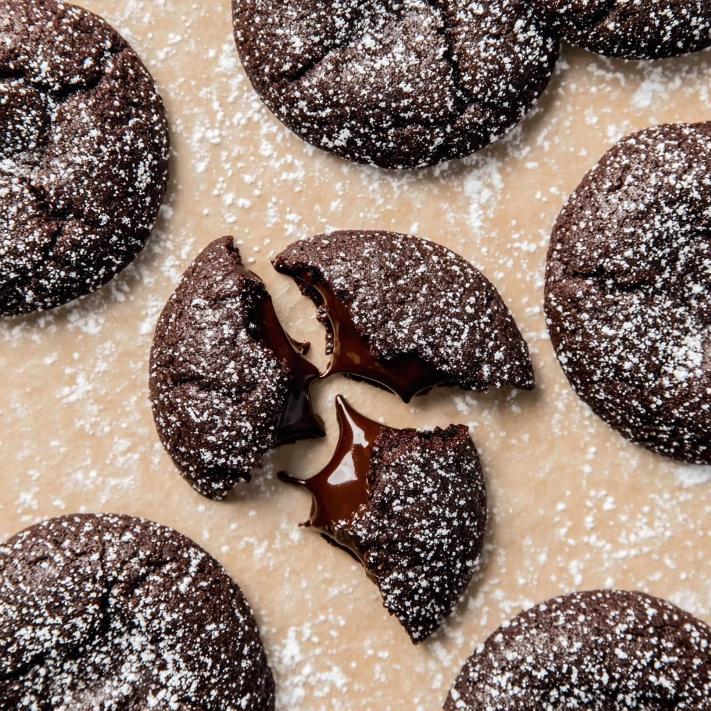 Chocolate Lava Cookies Recipe - Recipe Image