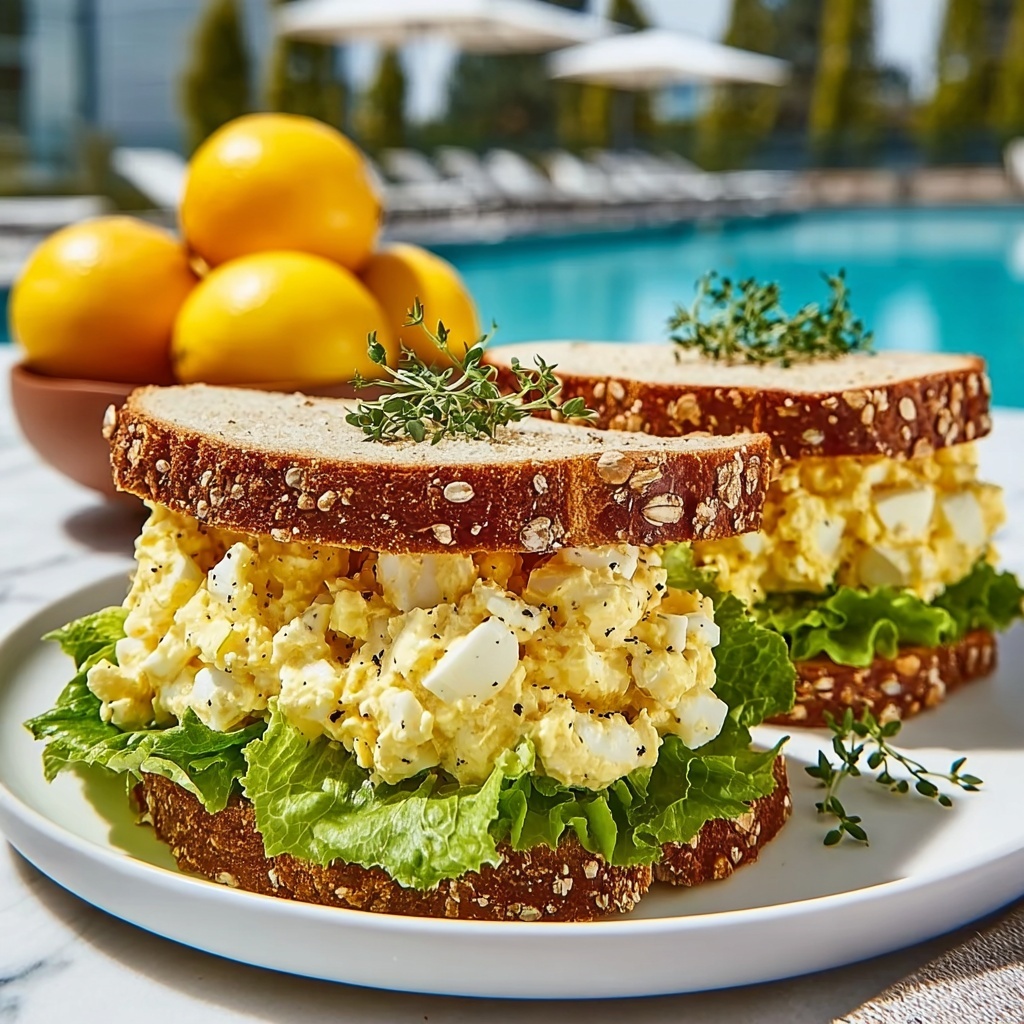 Quick 10-Minute Egg Salad Sandwich Recipe - Recipe Image