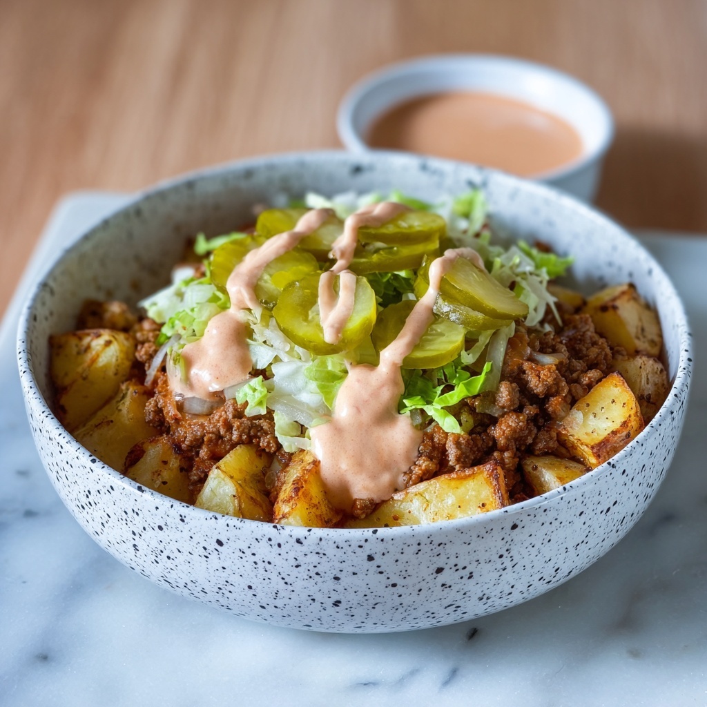 Loaded Potato Big Mac Bowl Recipe - Recipe Image