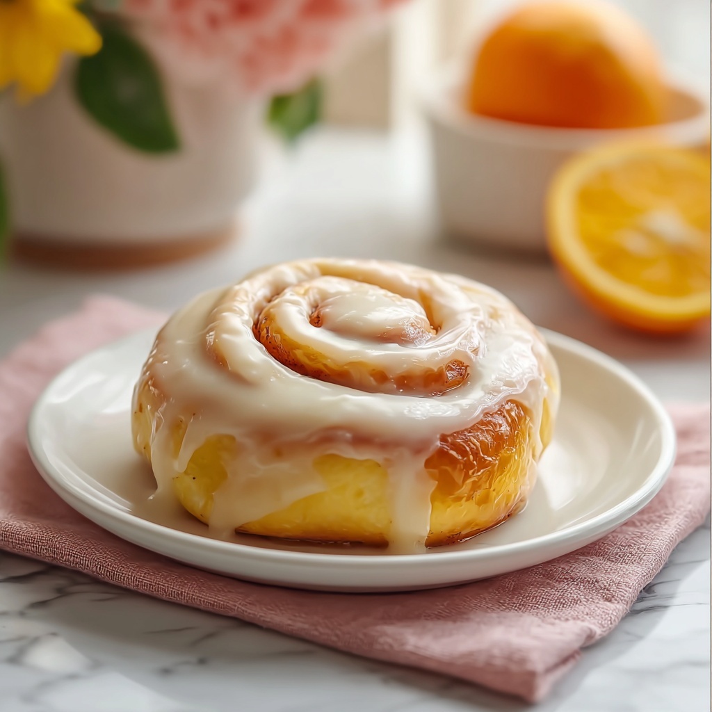 Melt-in-Your-Mouth Orange Rolls with Creamy Frosting Recipe - Recipe Image