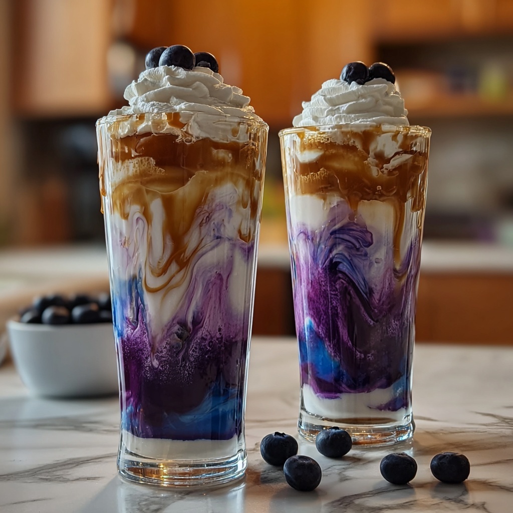 Blueberry Muffin Dirty Soda Recipe - Recipe Image