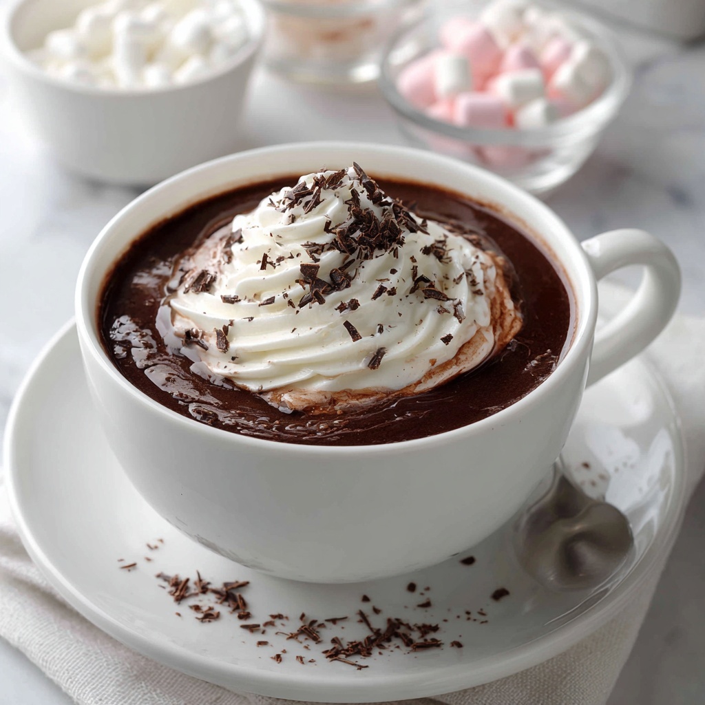 Rich Homemade Hot Chocolate Recipe - Recipe Image