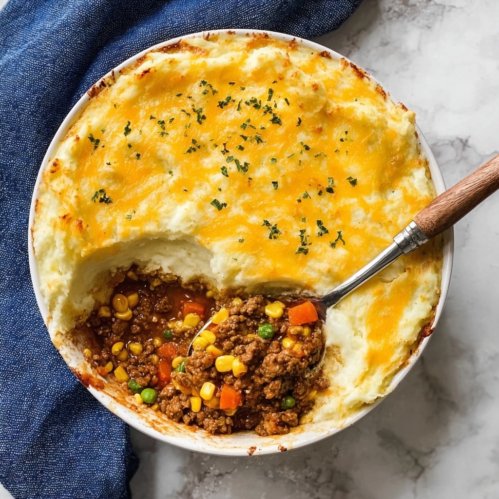 Classic Shepherd’s Pie with Mashed Potatoes and Beef Filling Recipe - Recipe Image