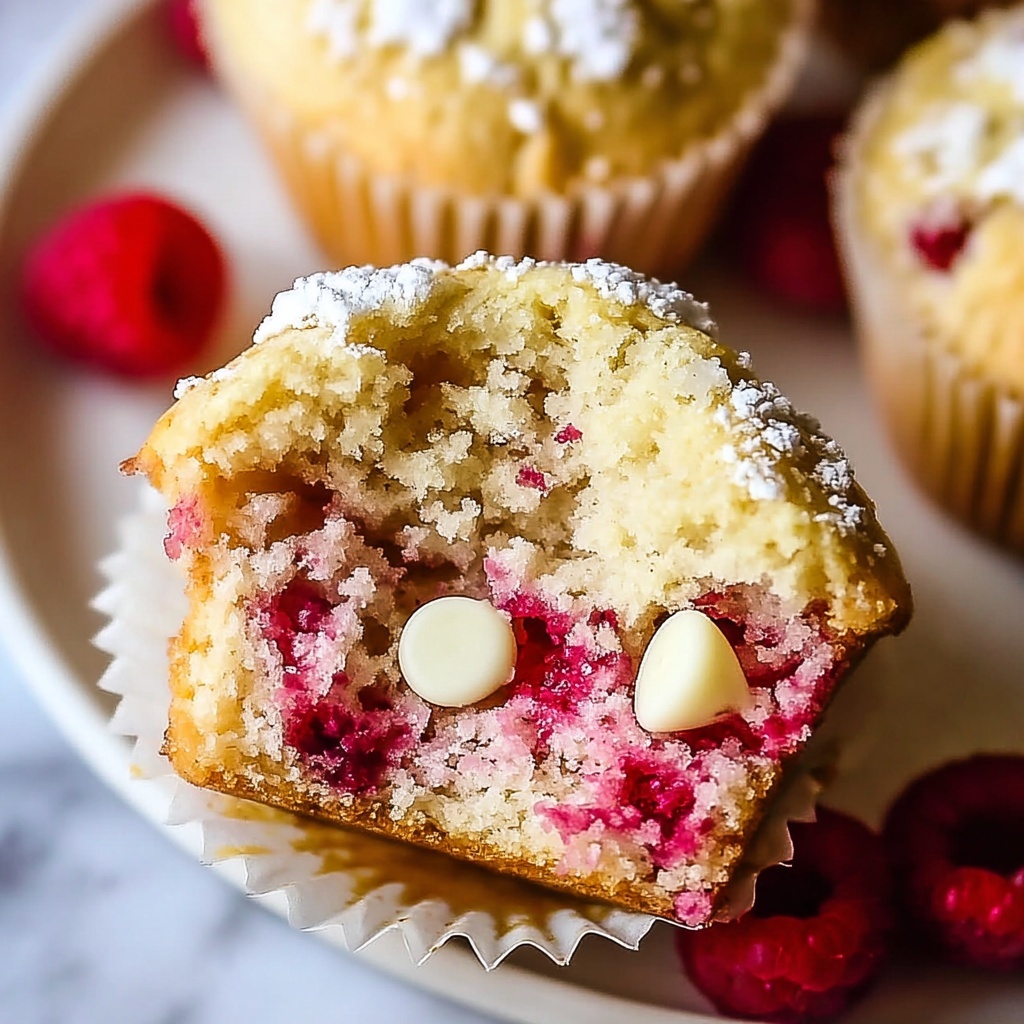 White Chocolate Raspberry Muffins Recipe - Recipe Image