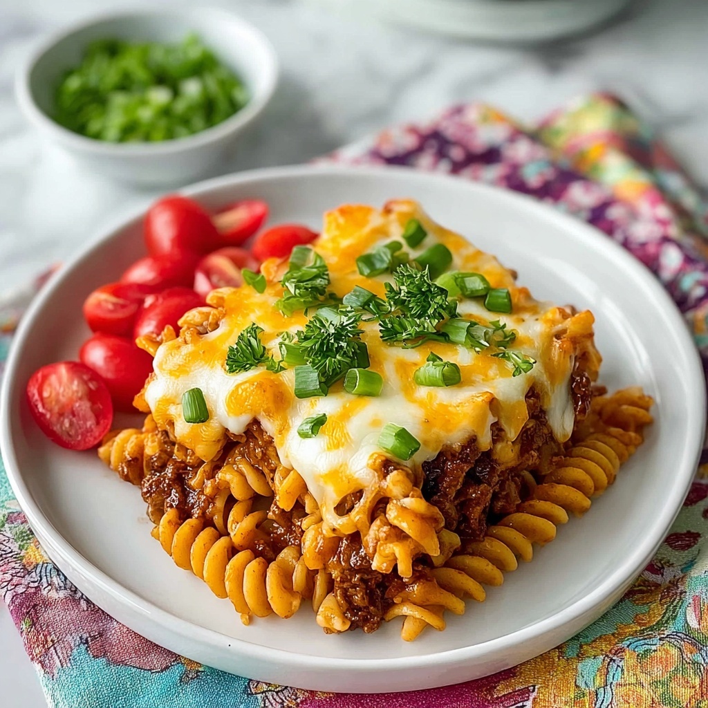 Baked Taco Pasta Recipe - Recipe Image