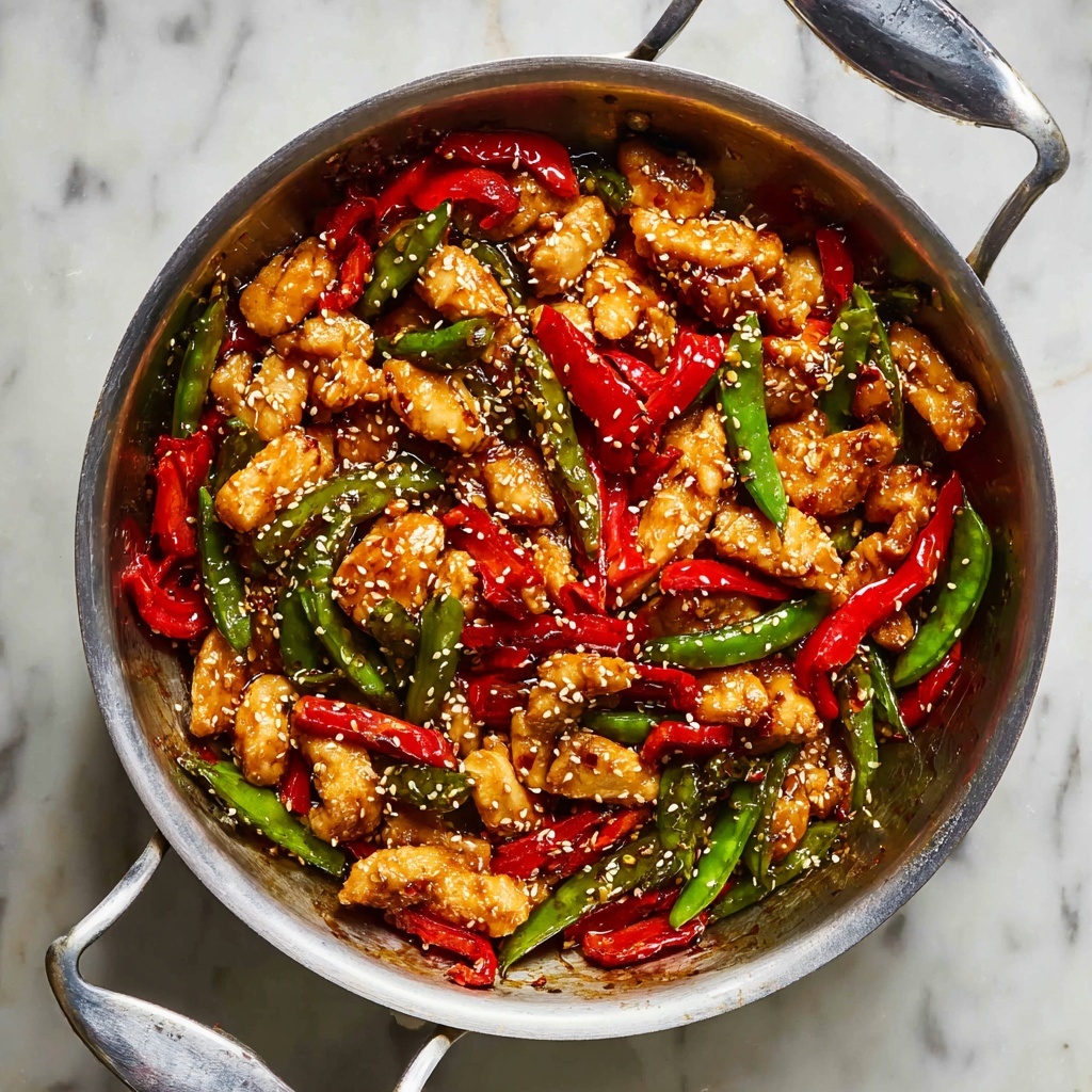 Honey Garlic Chicken Stir Fry Recipe - Recipe Image