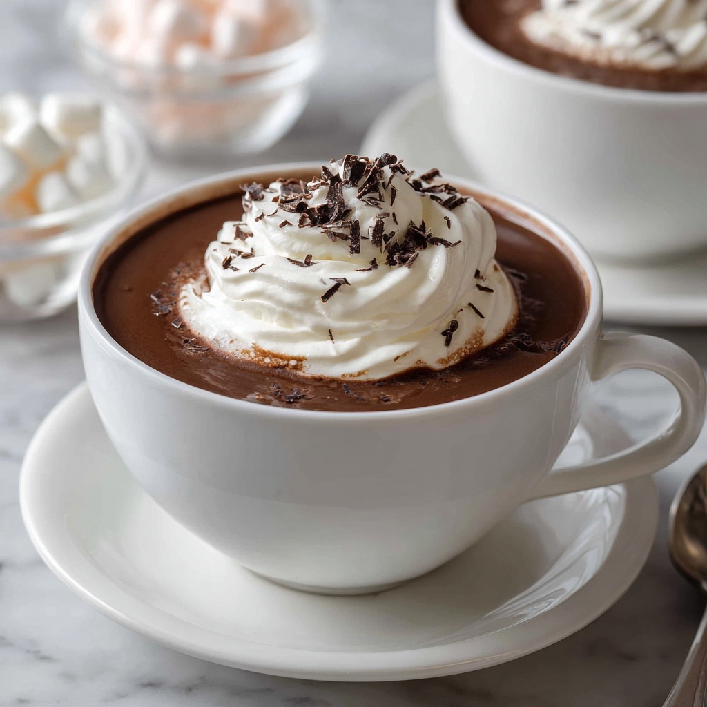 Rich Homemade Hot Chocolate Recipe - Recipe Image