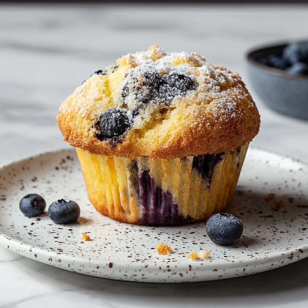 Lemon Blueberry Muffins Recipe - Recipe Image