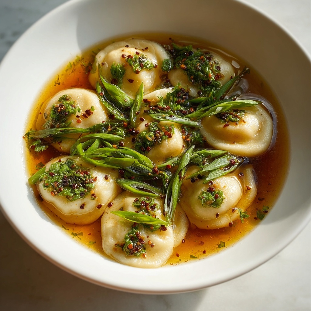 Easy Beef Gyoza Soup Recipe - Recipe Image